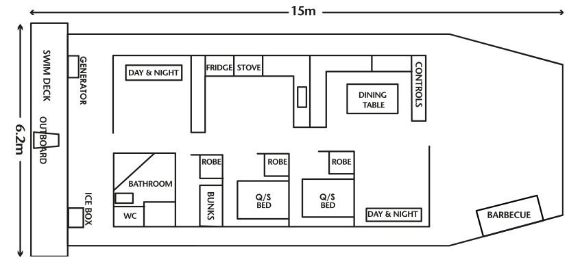 albertjames-plan-2015 Albert James Floorplan - Mildura Houseboats
